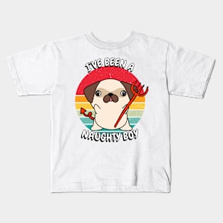 ive been a naughty boy - pug Kids T-Shirt